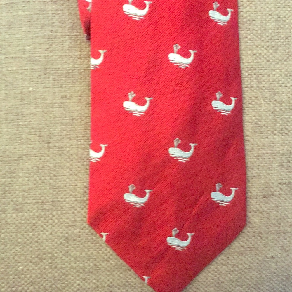 Brooks Brothers 100% Men’s Silk Tie Whales